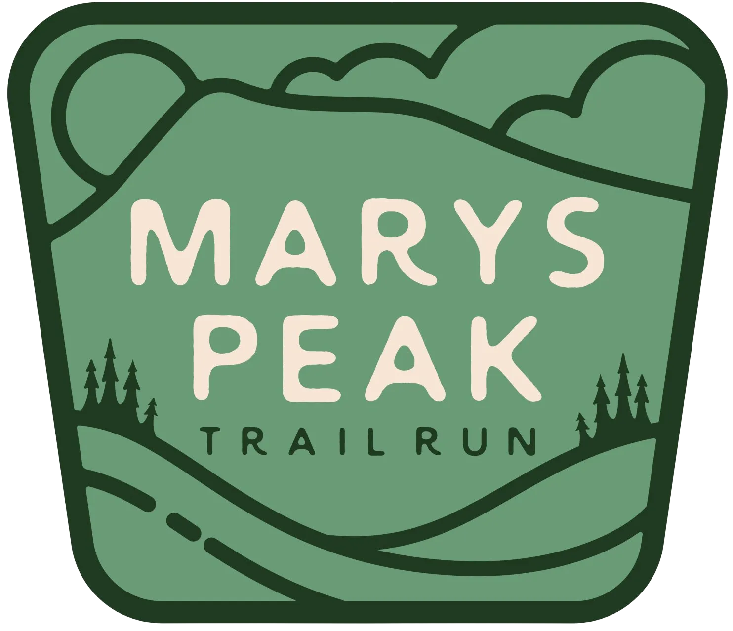 Marys Peak Trail Run Logo