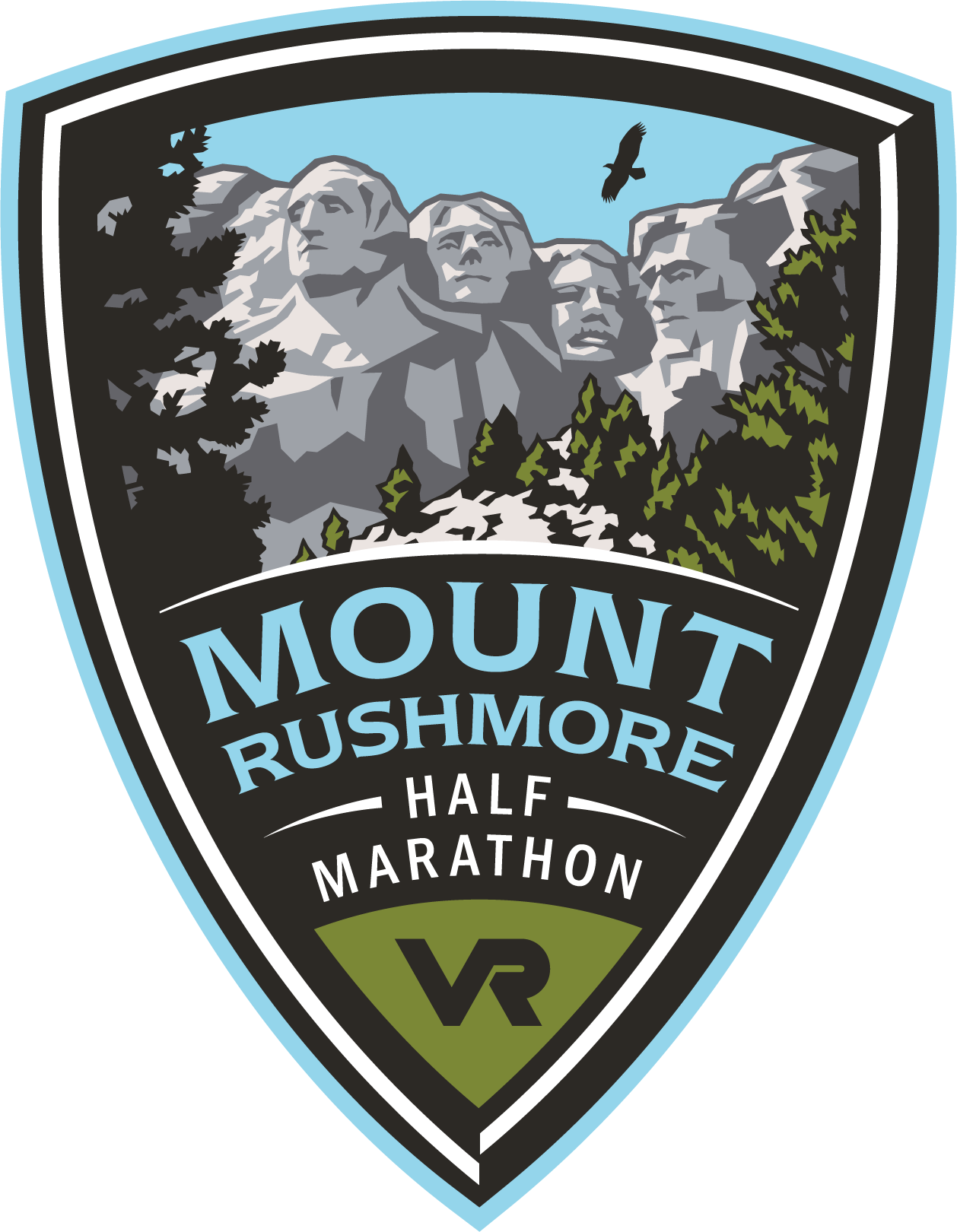 Vacation Races | Mount Rushmore Logo